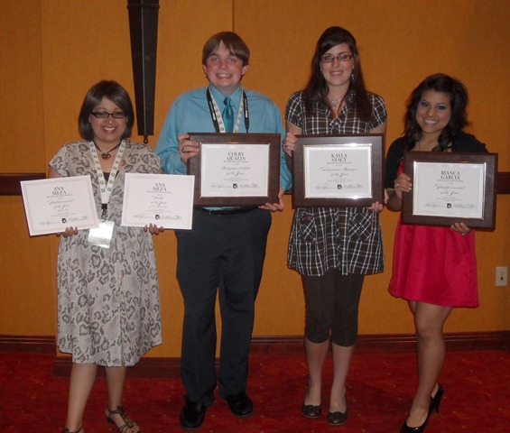 Journalism staff wins at ASPA convention