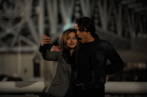 Chloë Grace Moretz and Jamie Blackley in If I Stay.