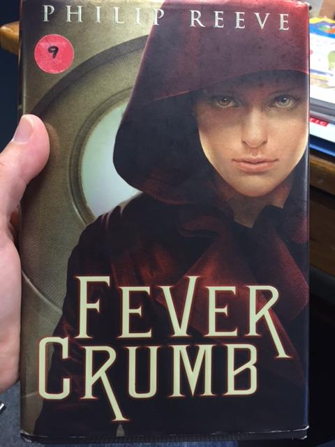 Librarian Melinda Wells is reading Fever Crumb, this months Book Club selection.