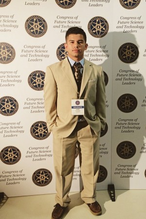 Alex Talavera at last summer's Congress of Future Science and Technology Leaders.