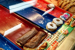 A selection of donuts from Gibson's in Memphis